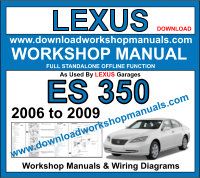 Lexus ES 350 workshop manual download